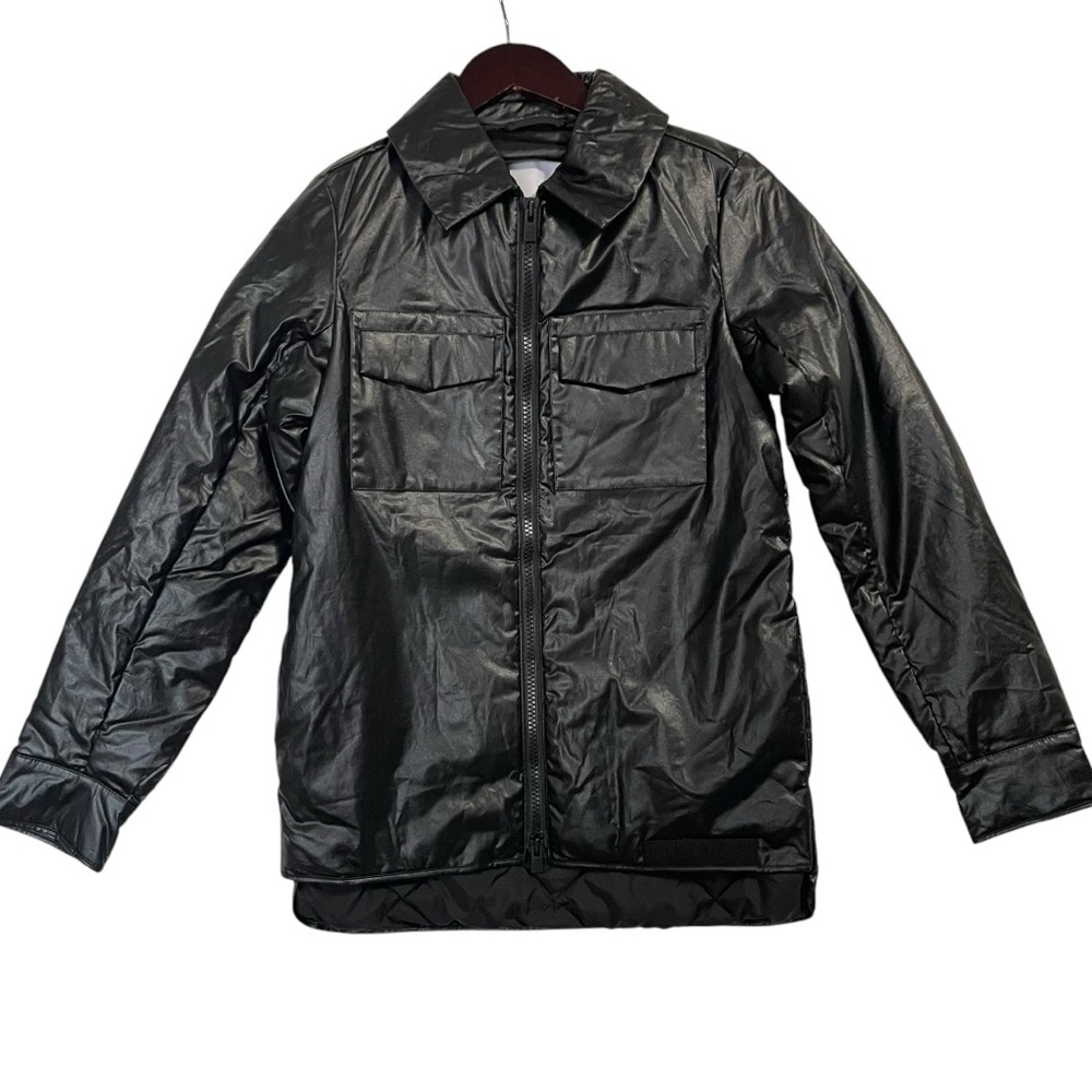 LuxtonWoman Luxer‎ Black The Theatherless Lightweight Bomber Jacket Size S